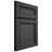 Shiloh Cabinetry Full Overlay Glenbrook Poplar Plain Cut Cadet Door