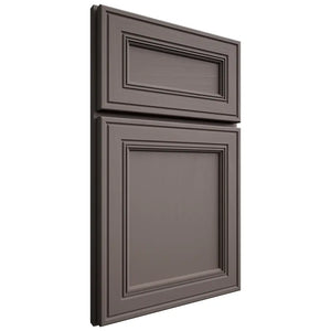 Shiloh Cabinetry Full Overlay Glenbrook Poplar Plain Cut Heatherstone Door