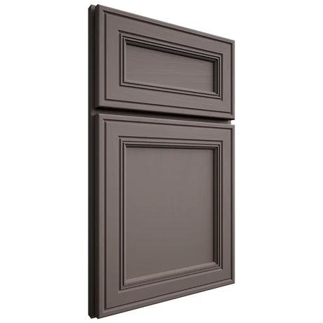 Shiloh Cabinetry Full Overlay Glenbrook Poplar Plain Cut Heatherstone Door