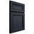 Shiloh Cabinetry Full Overlay Glenbrook Poplar Plain Cut Hudson Door