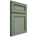 Shiloh Cabinetry Full Overlay Glenbrook Poplar Plain Cut Moss Door
