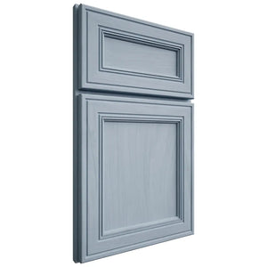 Shiloh Cabinetry Full Overlay Glenbrook Poplar Plain Cut Sky Door