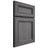 Shiloh Cabinetry Full Overlay Glenbrook Red Oak Plain Cut Cadet Door