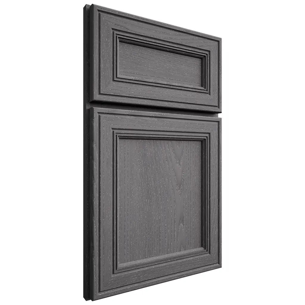 Shiloh Cabinetry Full Overlay Glenbrook Red Oak Plain Cut Cadet Door