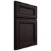 Shiloh Cabinetry Full Overlay Glenbrook Red Oak Plain Cut Espresso Door