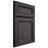 Shiloh Cabinetry Full Overlay Glenbrook Red Oak Plain Cut Harbor Door