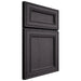 Shiloh Cabinetry Full Overlay Glenbrook Red Oak Plain Cut Harbor Door