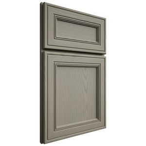 Shiloh Cabinetry Full Overlay Glenbrook Red Oak Plain Cut Thyme Door