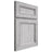Shiloh Cabinetry Full Overlay Glenbrook Walnut Plain Cut Stratus Door