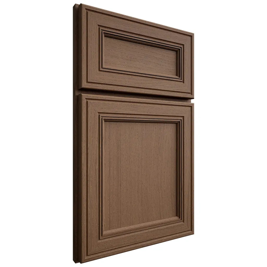 Shiloh Cabinetry Full Overlay Glenbrook White Oak Plain Cut Autumn Door