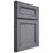 Shiloh Cabinetry Full Overlay Glenbrook White Oak Plain Cut Cadet Door