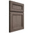 Shiloh Cabinetry Full Overlay Glenbrook White Oak Plain Cut Clay Door