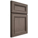 Shiloh Cabinetry Full Overlay Glenbrook White Oak Plain Cut Clay Door