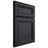 Shiloh Cabinetry Full Overlay Glenbrook White Oak Plain Cut Harbor Door