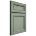 Shiloh Cabinetry Full Overlay Glenbrook White Oak Plain Cut Moss Door