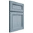 Shiloh Cabinetry Full Overlay Glenbrook White Oak Plain Cut Sky Door