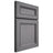 Shiloh Cabinetry Full Overlay Glenbrook White Oak Plain Cut Sterling Door