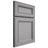 Shiloh Cabinetry Full Overlay Glenbrook White Oak Plain Cut Stratus Door