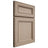 Shiloh Cabinetry Full Overlay Glenbrook White Oak Plain Cut Straw Door