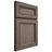 Shiloh Cabinetry Full Overlay Glenbrook White Oak Quarter Sawn Clay Door