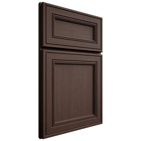 Shiloh Cabinetry Full Overlay Glenbrook White Oak Quarter Sawn Dusk Door