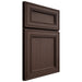 Shiloh Cabinetry Full Overlay Glenbrook White Oak Quarter Sawn Dusk Door