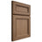 Shiloh Cabinetry Full Overlay Glenbrook White Oak Quarter Sawn Medium Door