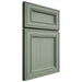 Shiloh Cabinetry Full Overlay Glenbrook White Oak Quarter Sawn Moss Door