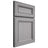 Shiloh Cabinetry Full Overlay Glenbrook White Oak Quarter Sawn Stratus Door