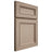 Shiloh Cabinetry Full Overlay Glenbrook White Oak Quarter Sawn Straw Door