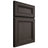Shiloh Cabinetry Full Overlay Glenbrook White Oak Rift Cut Creekside Door