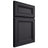 Shiloh Cabinetry Full Overlay Glenbrook White Oak Rift Cut Harbor Door