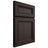 Shiloh Cabinetry Full Overlay Glenbrook White Oak Rift Cut Morel Door