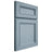 Shiloh Cabinetry Full Overlay Glenbrook White Oak Rift Cut Sky Door