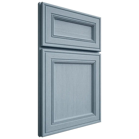Shiloh Cabinetry Full Overlay Glenbrook White Oak Rift Cut Sky Door