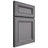 Shiloh Cabinetry Full Overlay Glenbrook White Oak Rift Cut Sterling Door