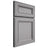 Shiloh Cabinetry Full Overlay Glenbrook White Oak Rift Cut Stratus Door