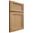 Shiloh Cabinetry Full Overlay Greensboro Alder Plain Cut Natural Door
