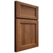 Shiloh Cabinetry Full Overlay Greensboro Hickory Plain Cut Burnt Sugar Door