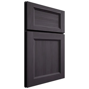 Shiloh Cabinetry Full Overlay Greensboro Hickory Plain Cut Harbor Door