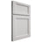 Shiloh Cabinetry Full Overlay Greensboro Paintable Repose Gray Door