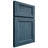 Shiloh Cabinetry Full Overlay Greensboro Red Oak Plain Cut Hudson Door