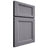 Shiloh Cabinetry Full Overlay Greensboro White Oak Plain Cut Cadet Door