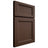 Shiloh Cabinetry Full Overlay Greensboro White Oak Quarter Sawn Braun Door