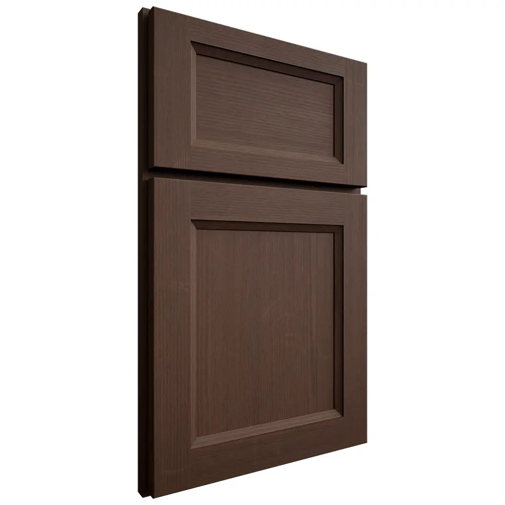 Shiloh Cabinetry Full Overlay Greensboro White Oak Quarter Sawn Braun Door
