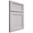 Shiloh Cabinetry Full Overlay Greensboro White Oak Quarter Sawn Cotton Door