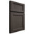 Shiloh Cabinetry Full Overlay Greensboro White Oak Quarter Sawn Creekside Door