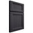 Shiloh Cabinetry Full Overlay Greensboro White Oak Quarter Sawn Harbor Door