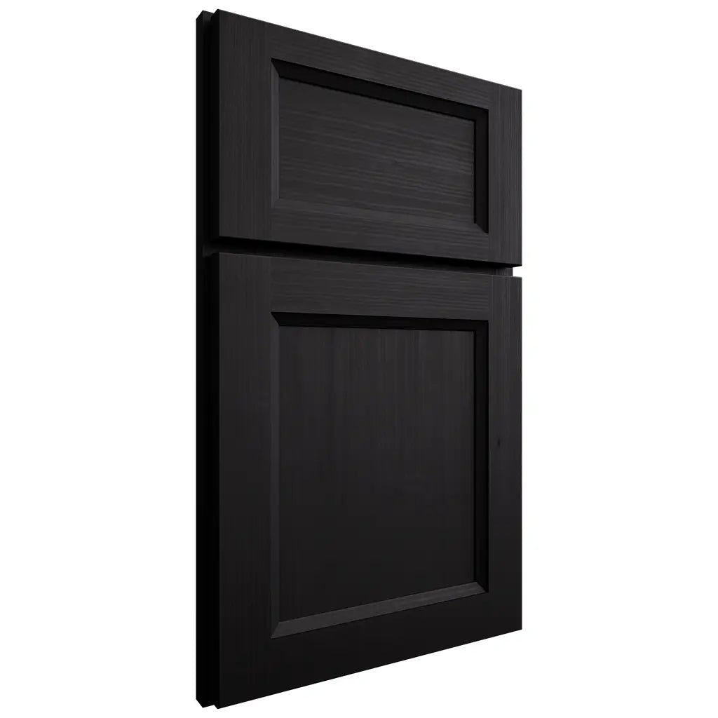 Shiloh Cabinetry Full Overlay Greensboro White Oak Quarter Sawn Ink Door