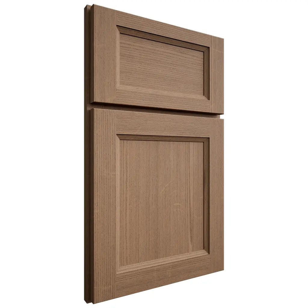 Shiloh Cabinetry Full Overlay Greensboro White Oak Quarter Sawn Medium Door